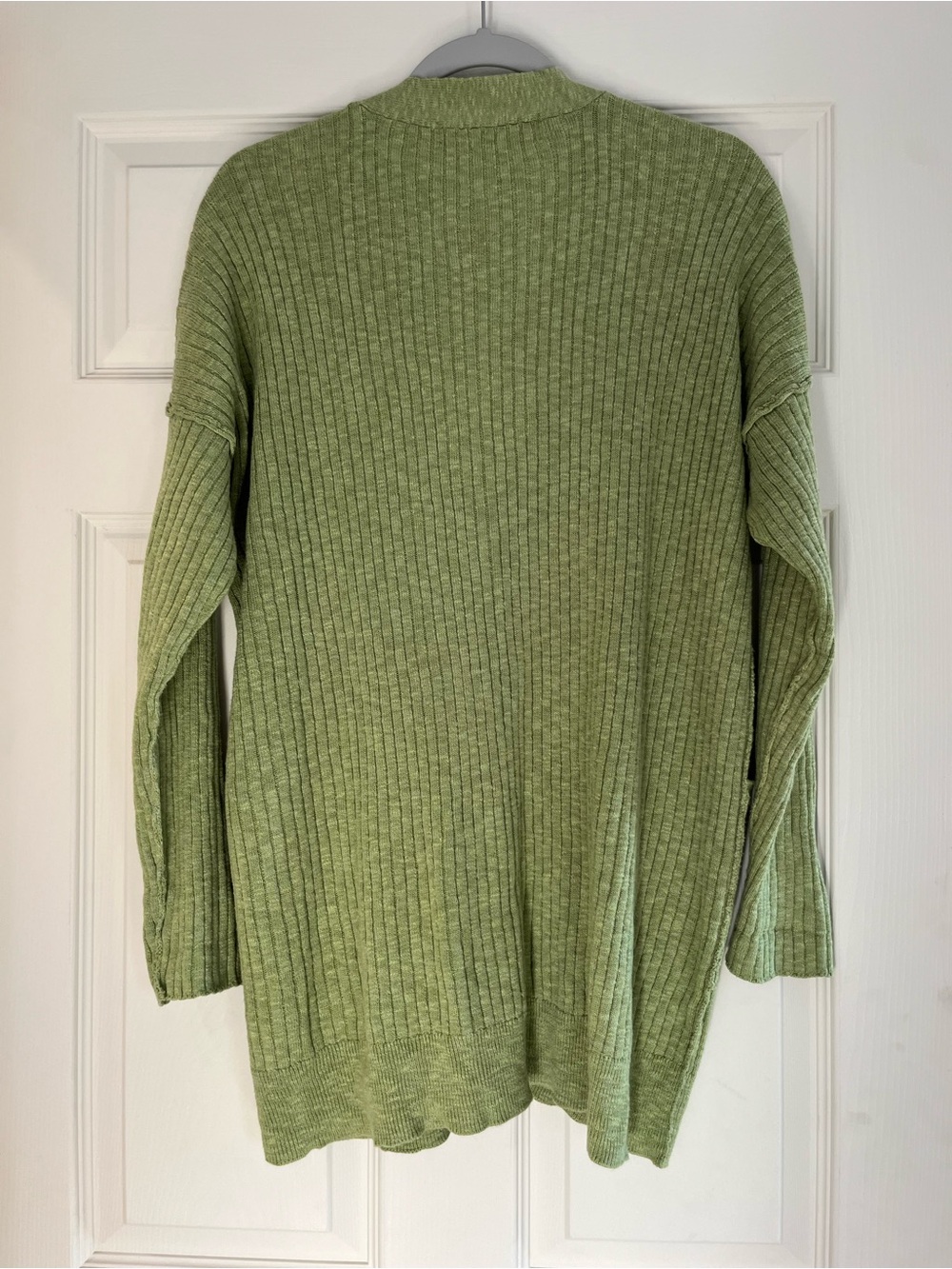 Free People Ribbed Button-Front Cardigan - Picture 4 of 6